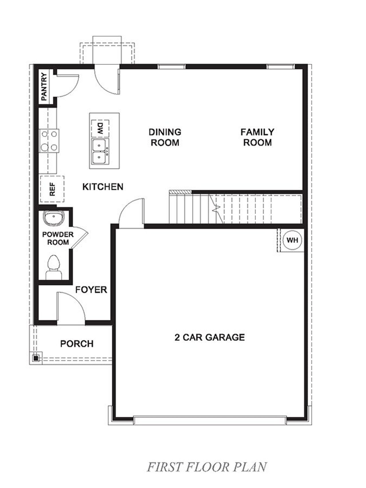 2D floor plan layout of this home in Maplewood Meadows, Talty, TX (Image 2).