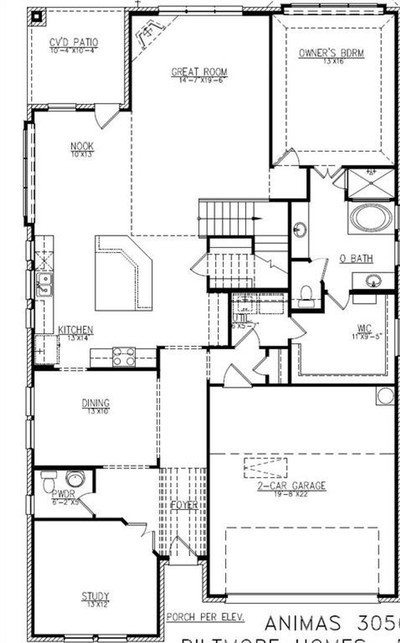 2D floor plan layout of this home in , Venus, TX (Image 2).