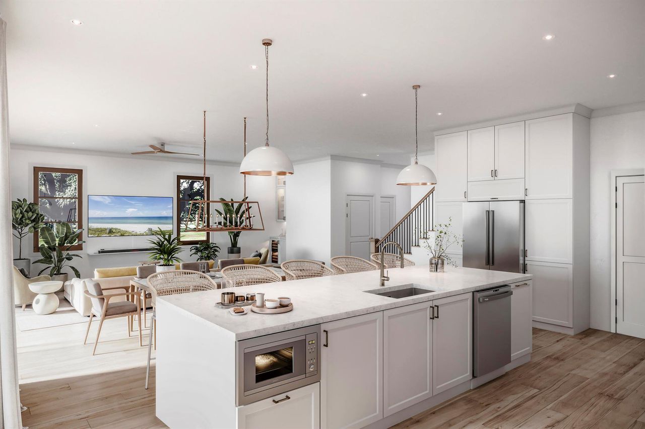 Furnished interior view inside a new home in , Hobe Sound (Image 2).