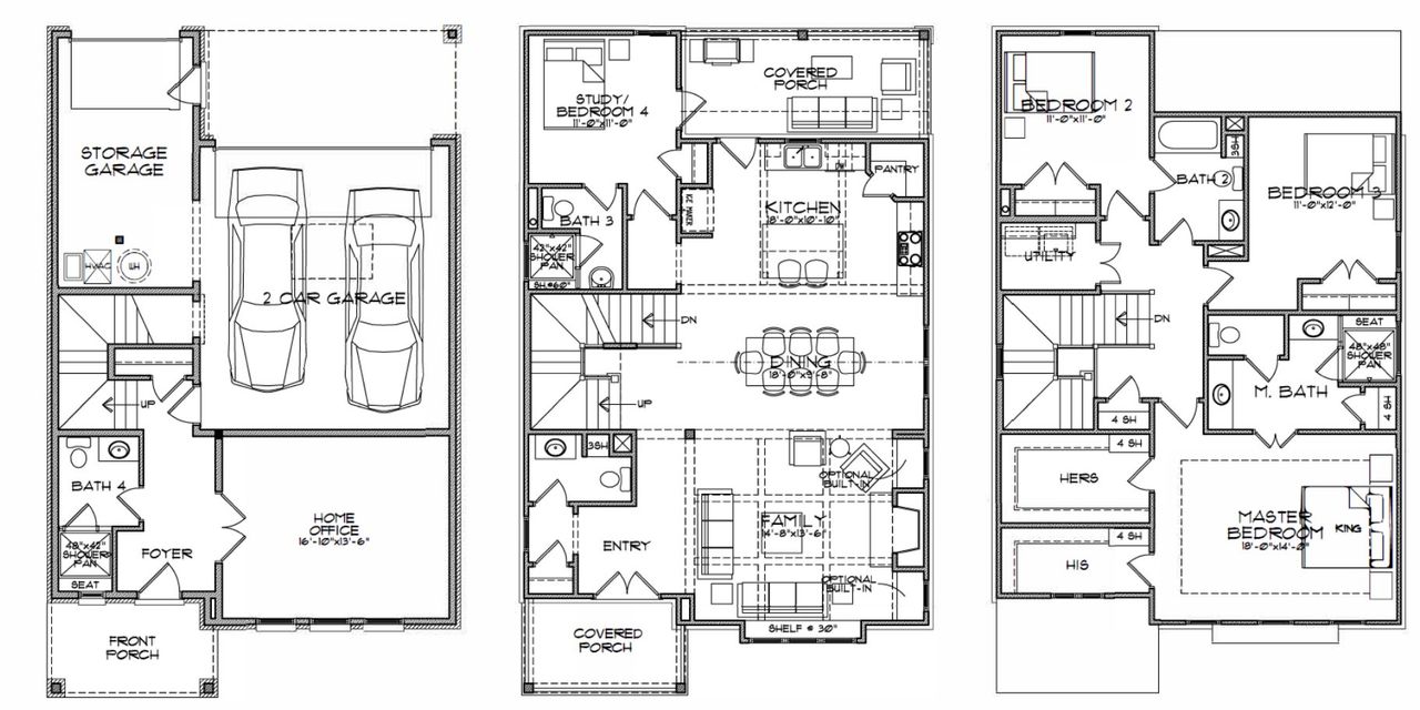 2D floor plan layout for the Homesite 630 by Southwyck Homes in Vickery, Cumming, GA (Image 2).