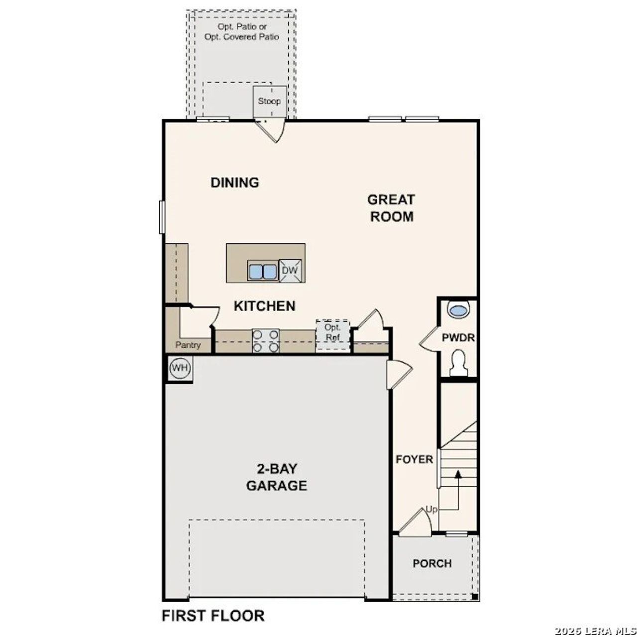 2D floor plan layout of this home in Senna, Leon Valley, TX (Image 2).