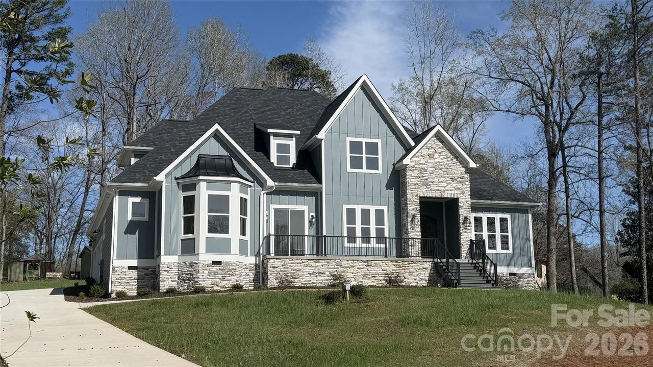 Front exterior of a new home in , Troutman, NC, highlighting curb appeal (Image 2). Front exterior of a new home in , Troutman, NC, highlighting curb appeal (Image 2).