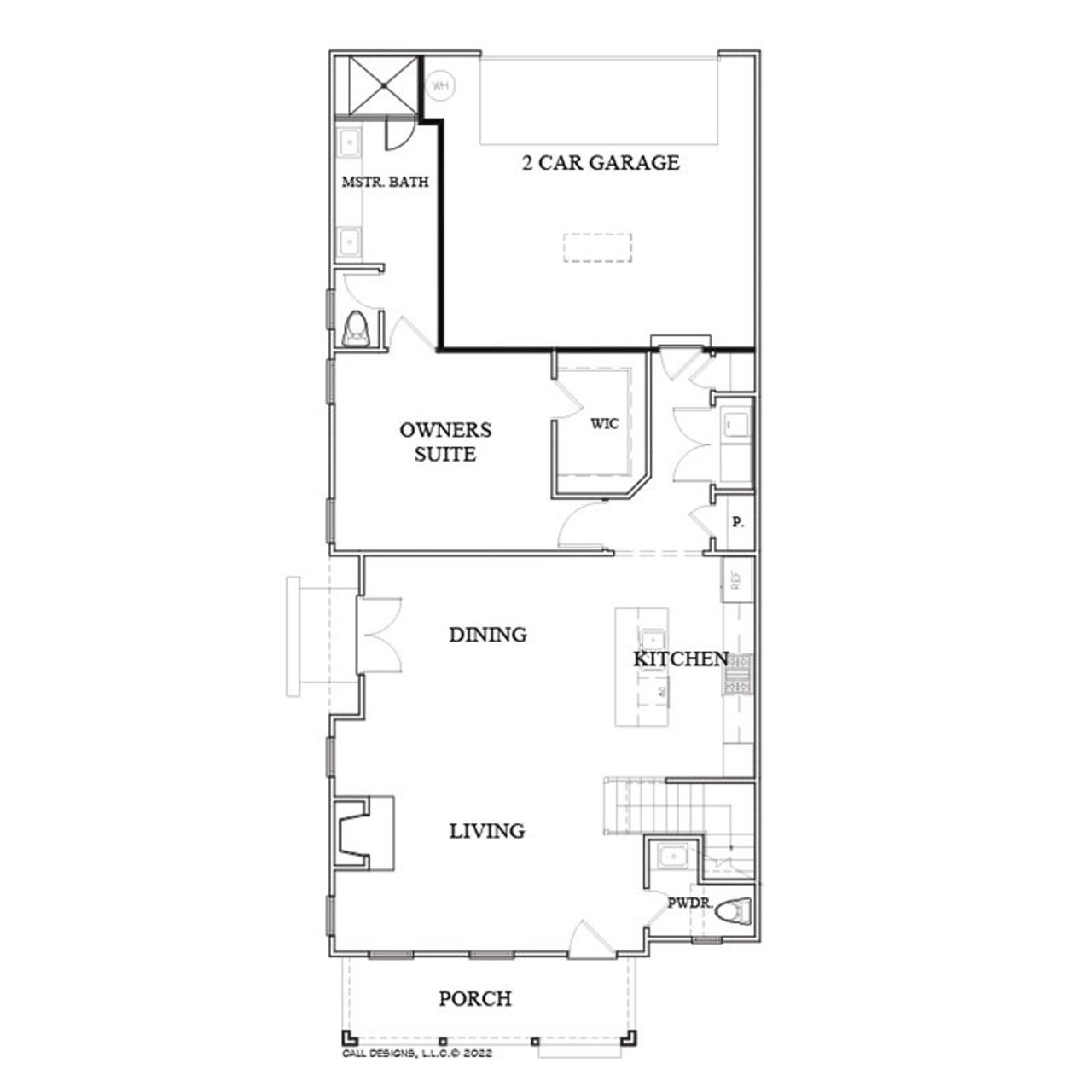 2D floor plan layout for the The Bradford by Kinglett Homes in Harmony, Auburn, GA (Image 2). 2D floor plan layout for the The Bradford by Kinglett Homes in Harmony, Auburn, GA (Image 2).
