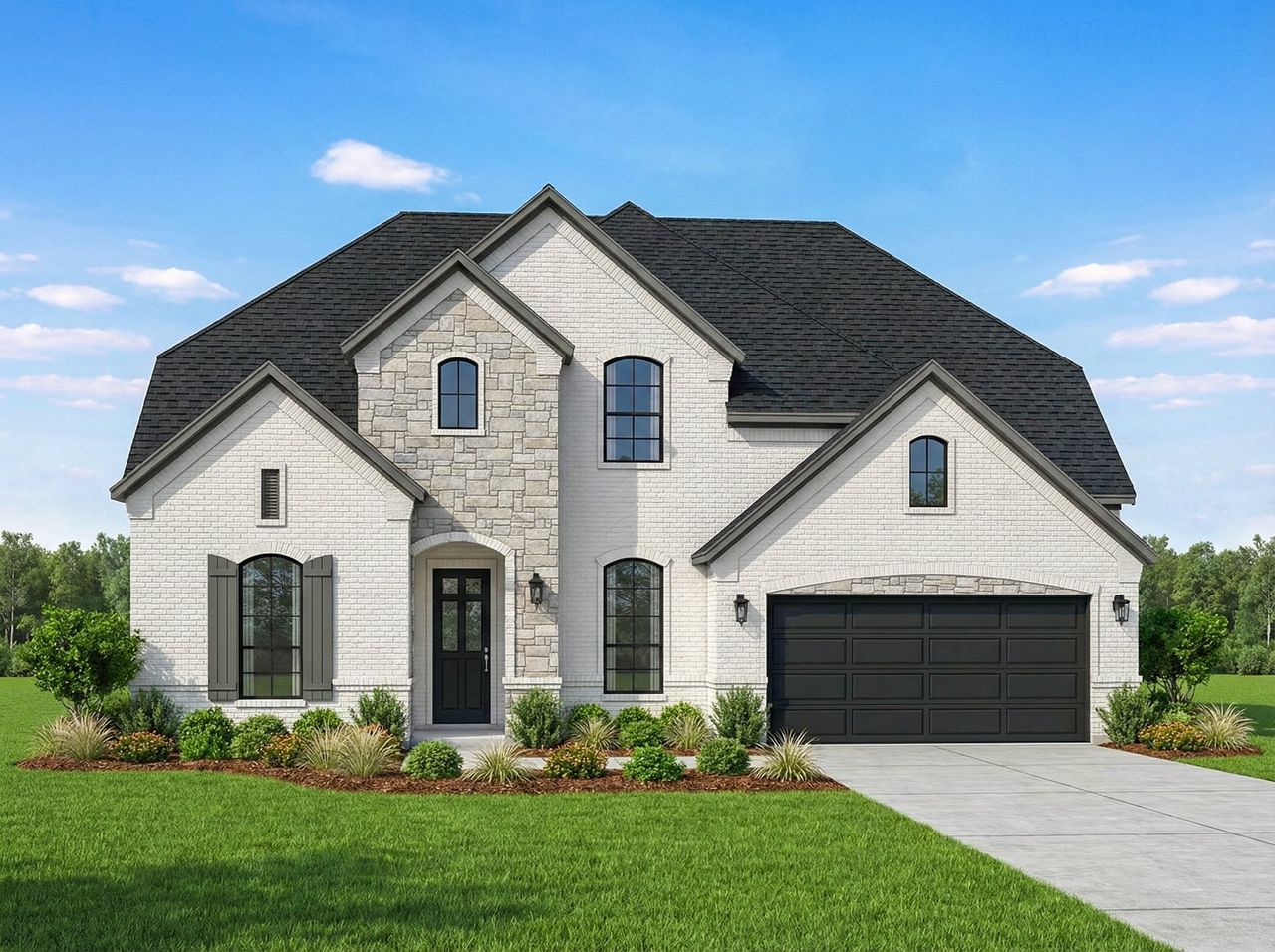 Representative exterior photo of a completed home built from the Monterey by Our Country Homes in LeTara, Haslet, TX (Image 2).