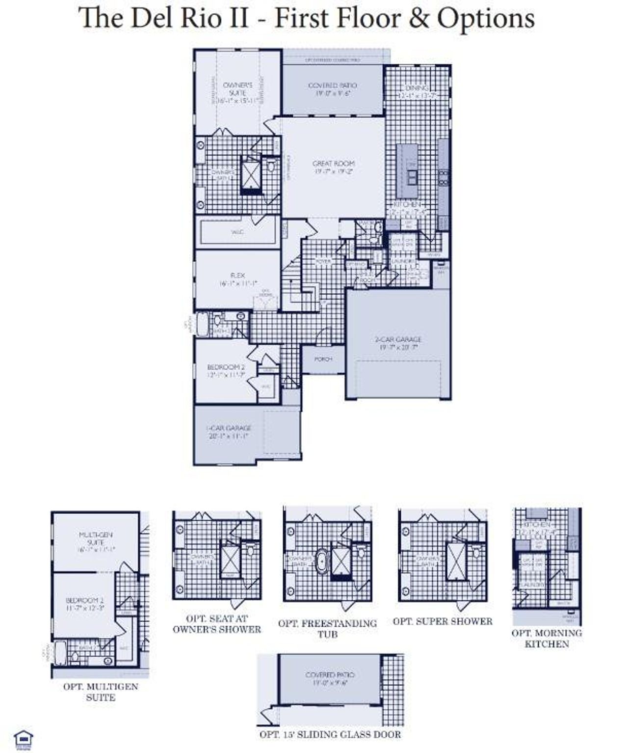 2D floor plan layout of this home in Aster Park, McKinney, TX (Image 2).