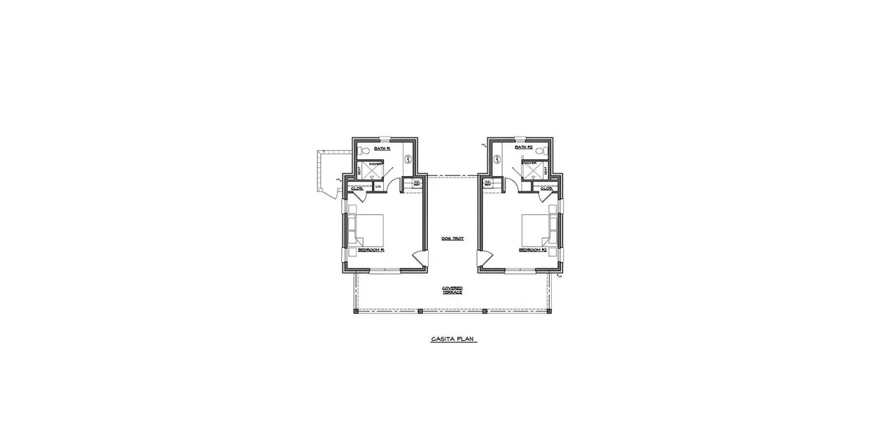 2D floor plan layout of this home in , Fredericksburg, TX (Image 2).