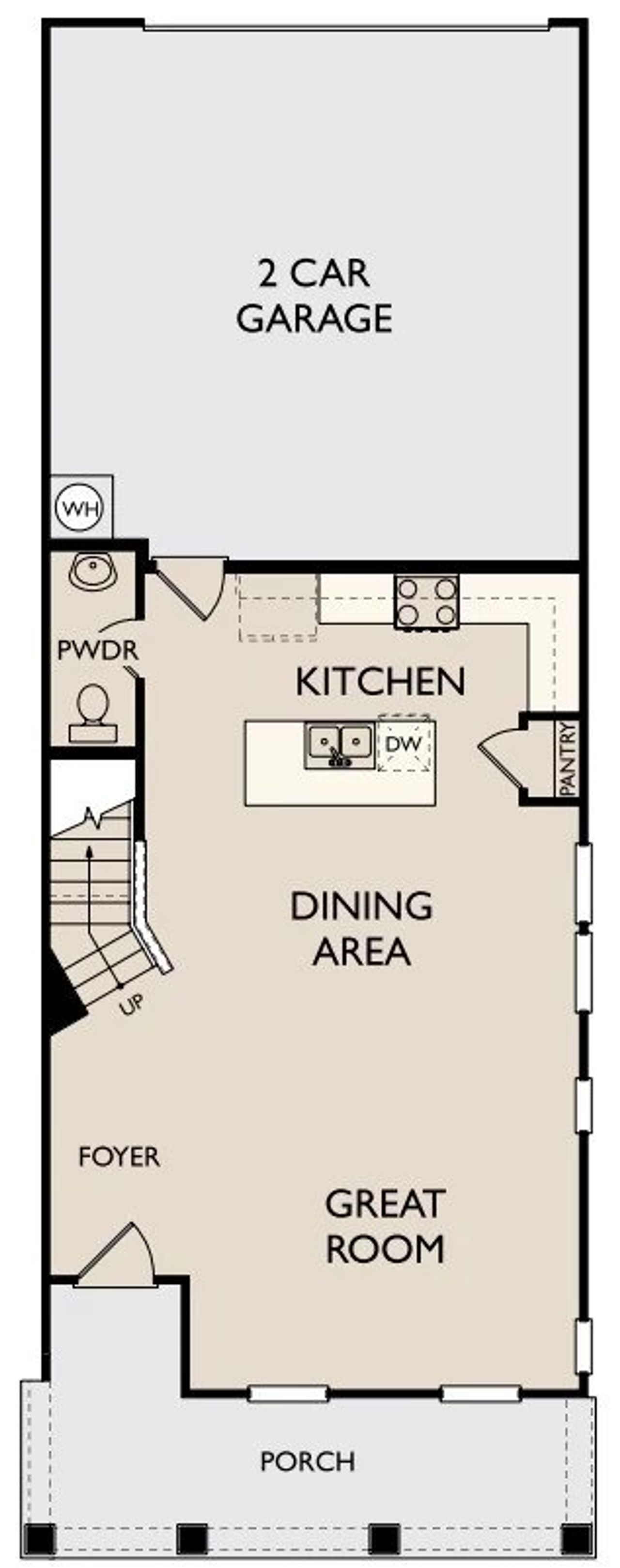 2D floor plan layout of this home in Promenade at Clari Park, Murfreesboro, TN (Image 2). 2D floor plan layout of this home in Promenade at Clari Park, Murfreesboro, TN (Image 2).