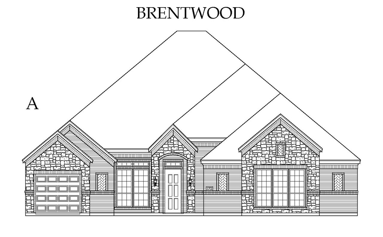 Representative rendering of the exterior for the Brentwood by Windsor Homes (Image 2).