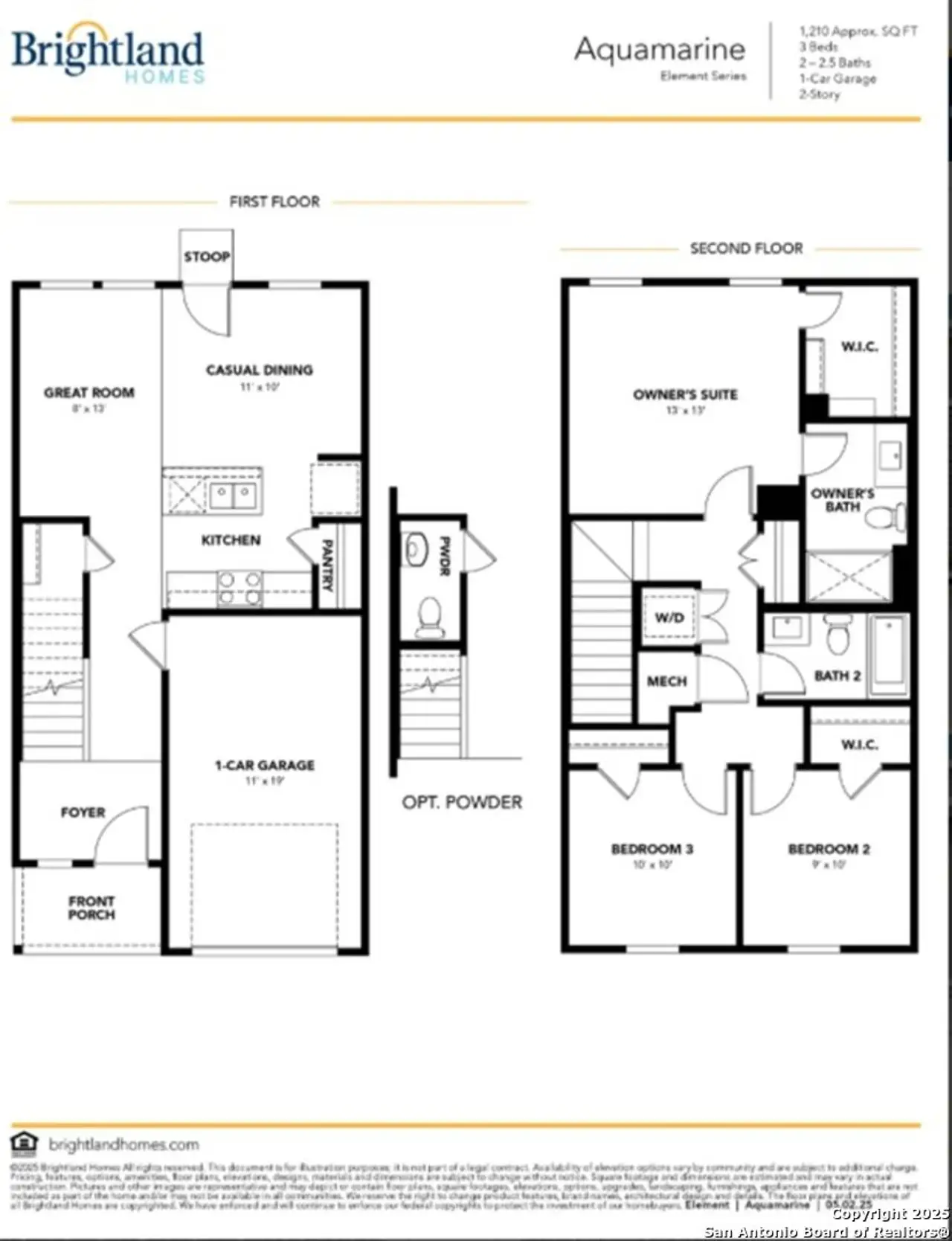 2D floor plan layout of this home in Prairie Green, Converse, TX (Image 2). 2D floor plan layout of this home in Prairie Green, Converse, TX (Image 2).