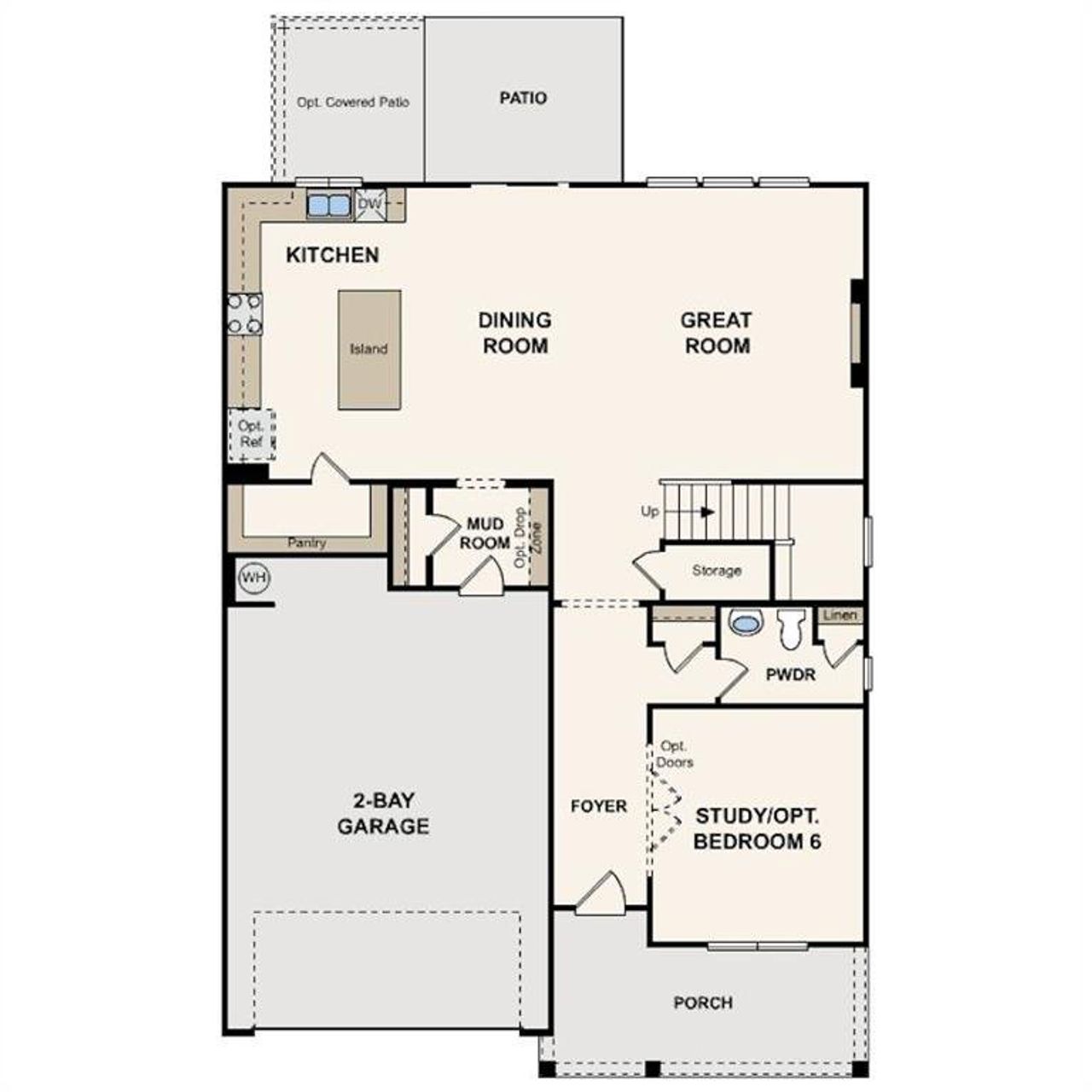 2D floor plan layout of this home in Parkview Estates, South Fulton, GA (Image 2). 2D floor plan layout of this home in Parkview Estates, South Fulton, GA (Image 2).
