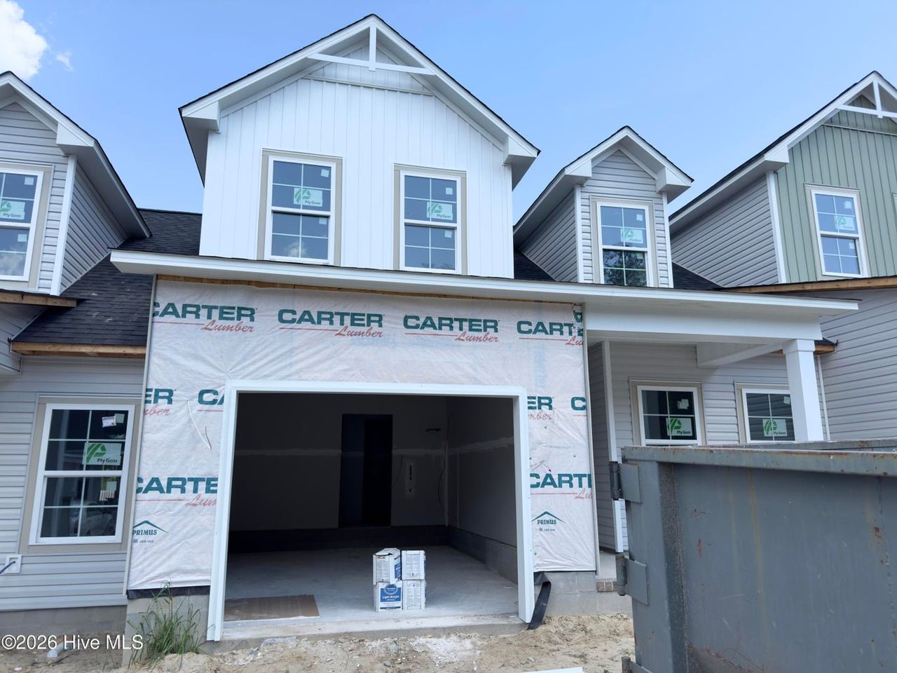 In-progress construction of a new home in Autumn Trail, Bolivia, NC (Image 2).