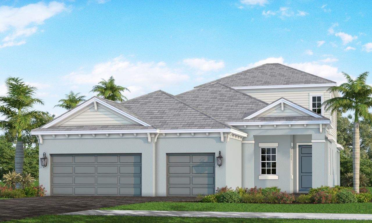 Representative exterior photo of a completed home built from the Ocean Front by Neal Communities in Grand Park, Sarasota, FL (Image 2).