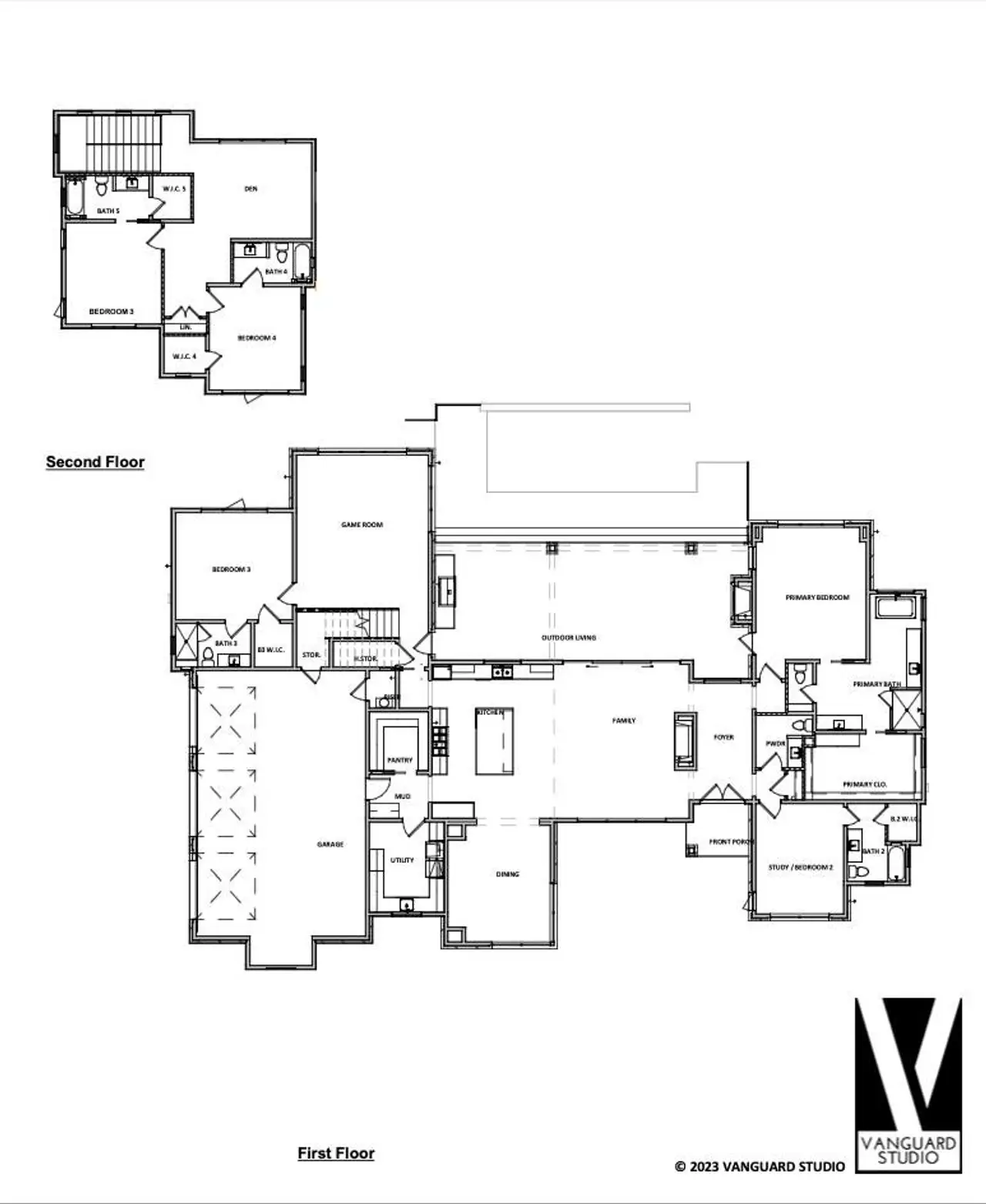 2D floor plan layout of this home in , Lakeway, TX (Image 2).