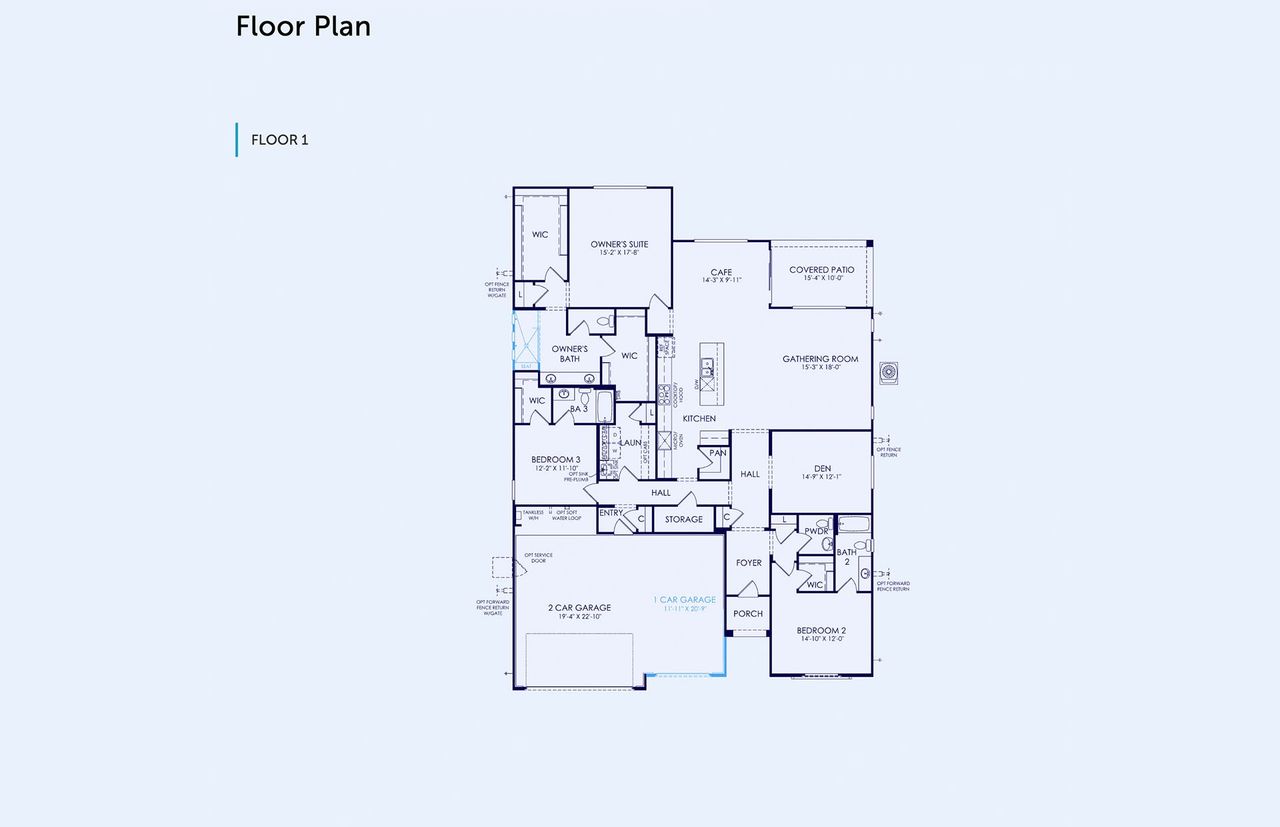 2D floor plan layout of this home in Sun City Anthem at Merrill Ranch, Florence, AZ (Image 2). 2D floor plan layout of this home in Sun City Anthem at Merrill Ranch, Florence, AZ (Image 2).