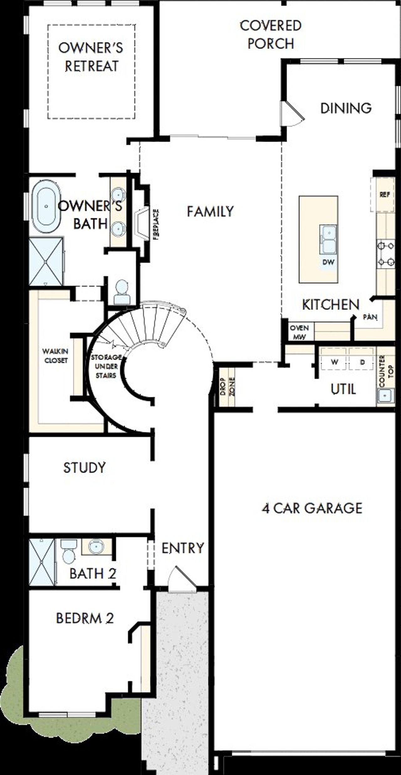 2D floor plan layout of this home in Furst Ranch, Bartonville, TX (Image 2). 2D floor plan layout of this home in Furst Ranch, Bartonville, TX (Image 2).