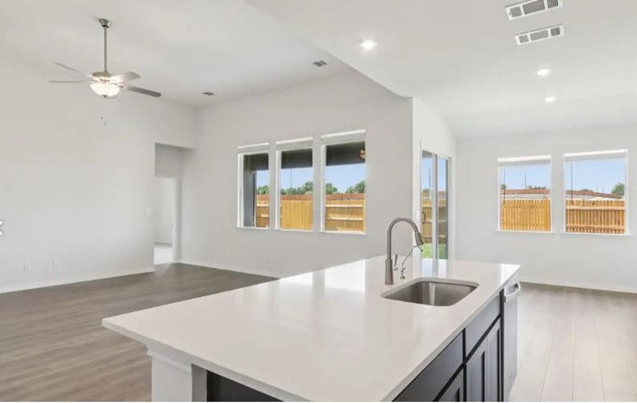 Furnished interior view inside a new home in Prairie Winds - Executive Collection, Hutto (Image 2).