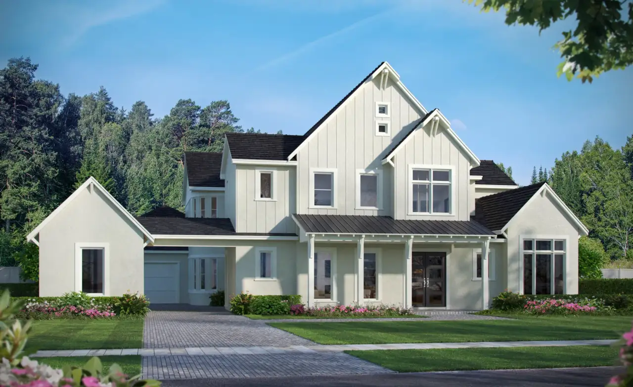 Representative exterior photo of a completed home built from the Preston by ICI Homes in IronCrest, Ocala, FL (Image 2).