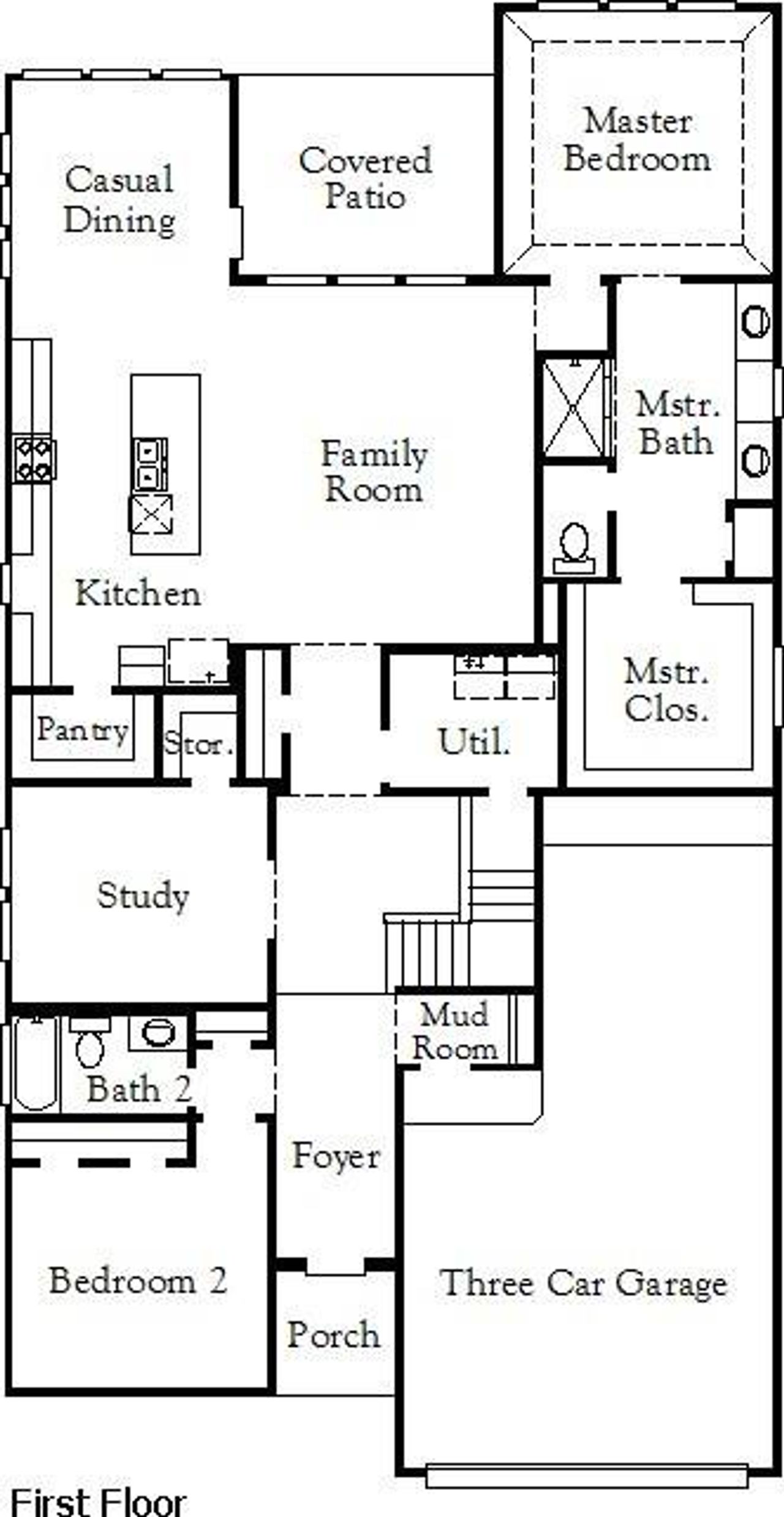 1st Floorplan - Representative Photo