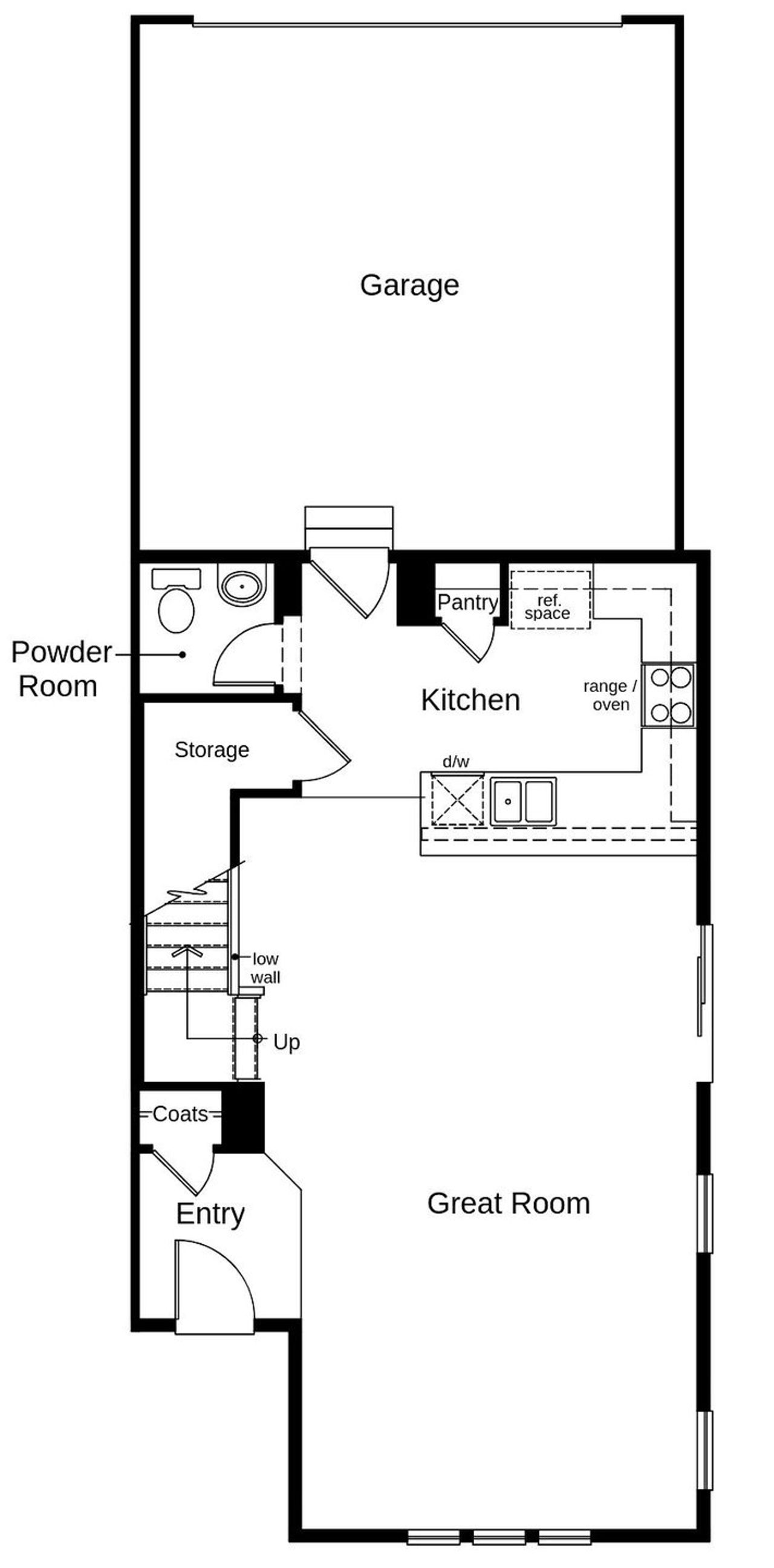 2D floor plan layout of this home in Farmlore Villas, Brighton, CO (Image 2).