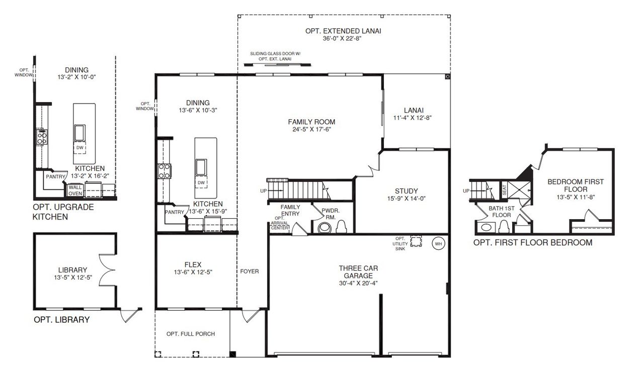 2D floor plan layout of this home in Terra Pines, St. Augustine, FL (Image 2).