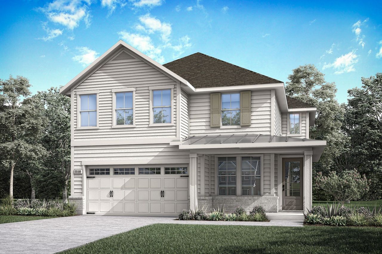 Representative exterior photo of a completed home built from the Holly by Tri Pointe Homes in Landmark, Denton, TX (Image 2).