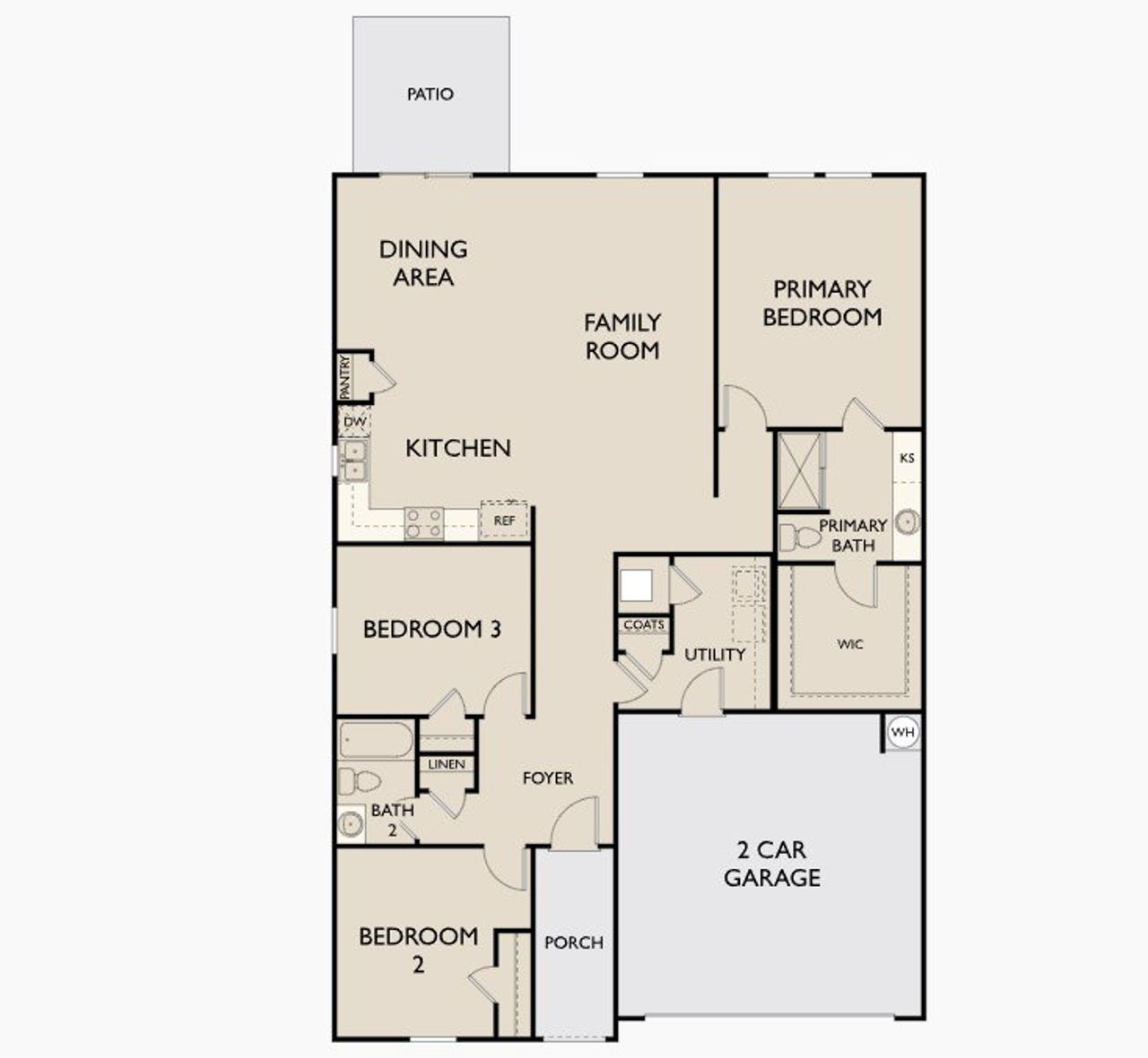 2D floor plan layout of this home in Noble Ridge, Howe, TX (Image 2). 2D floor plan layout of this home in Noble Ridge, Howe, TX (Image 2).