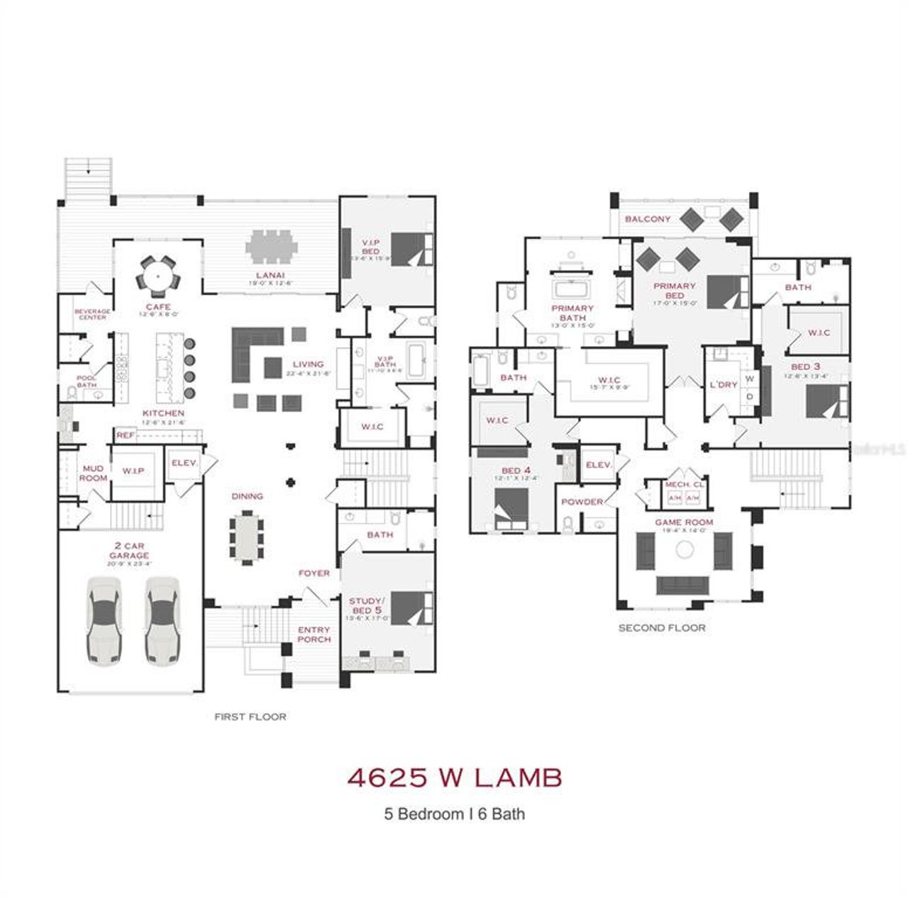 2D floor plan layout of this home in , Tampa, FL (Image 2).
