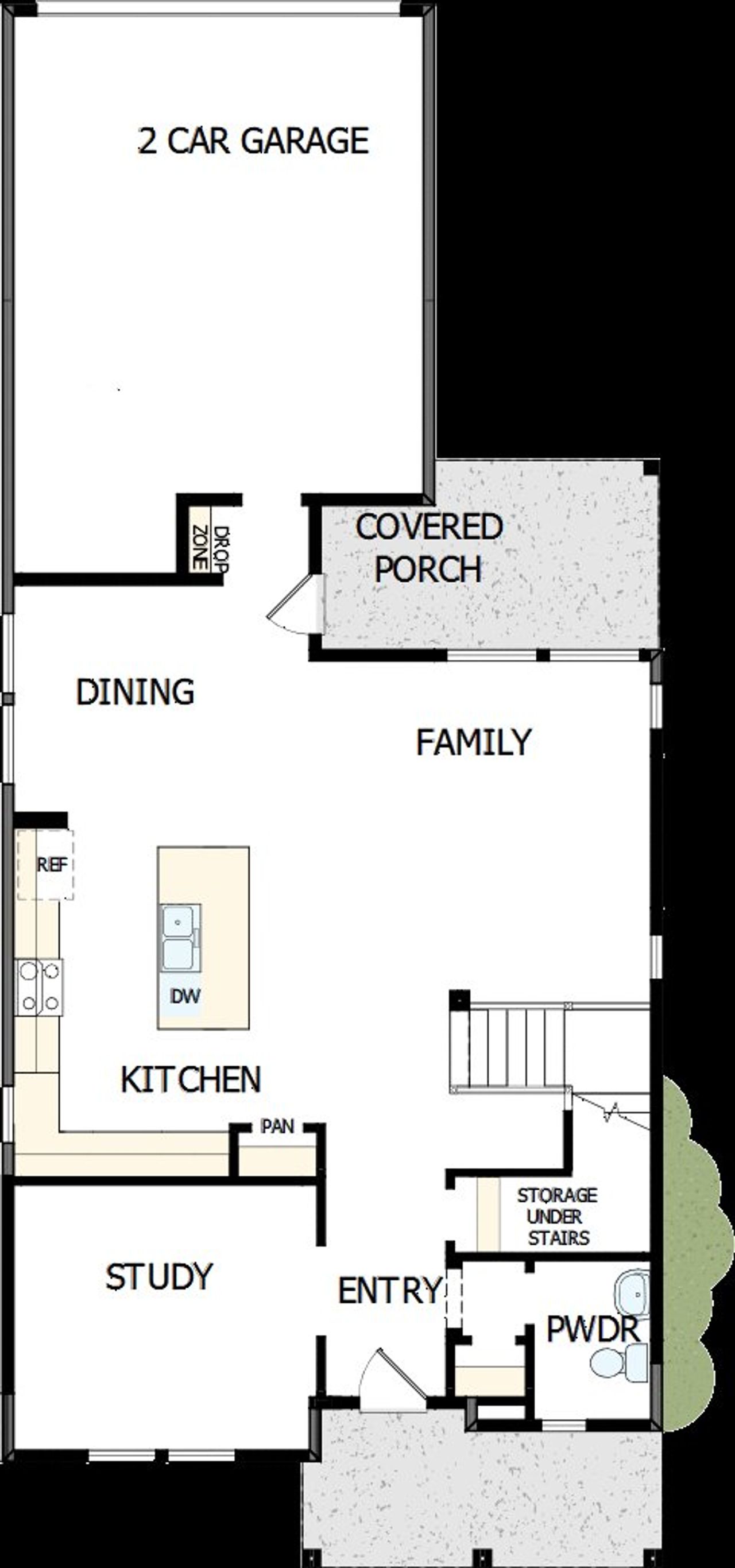 2D floor plan layout of this home in Elyson 40', Katy, TX (Image 2). 2D floor plan layout of this home in Elyson 40', Katy, TX (Image 2).