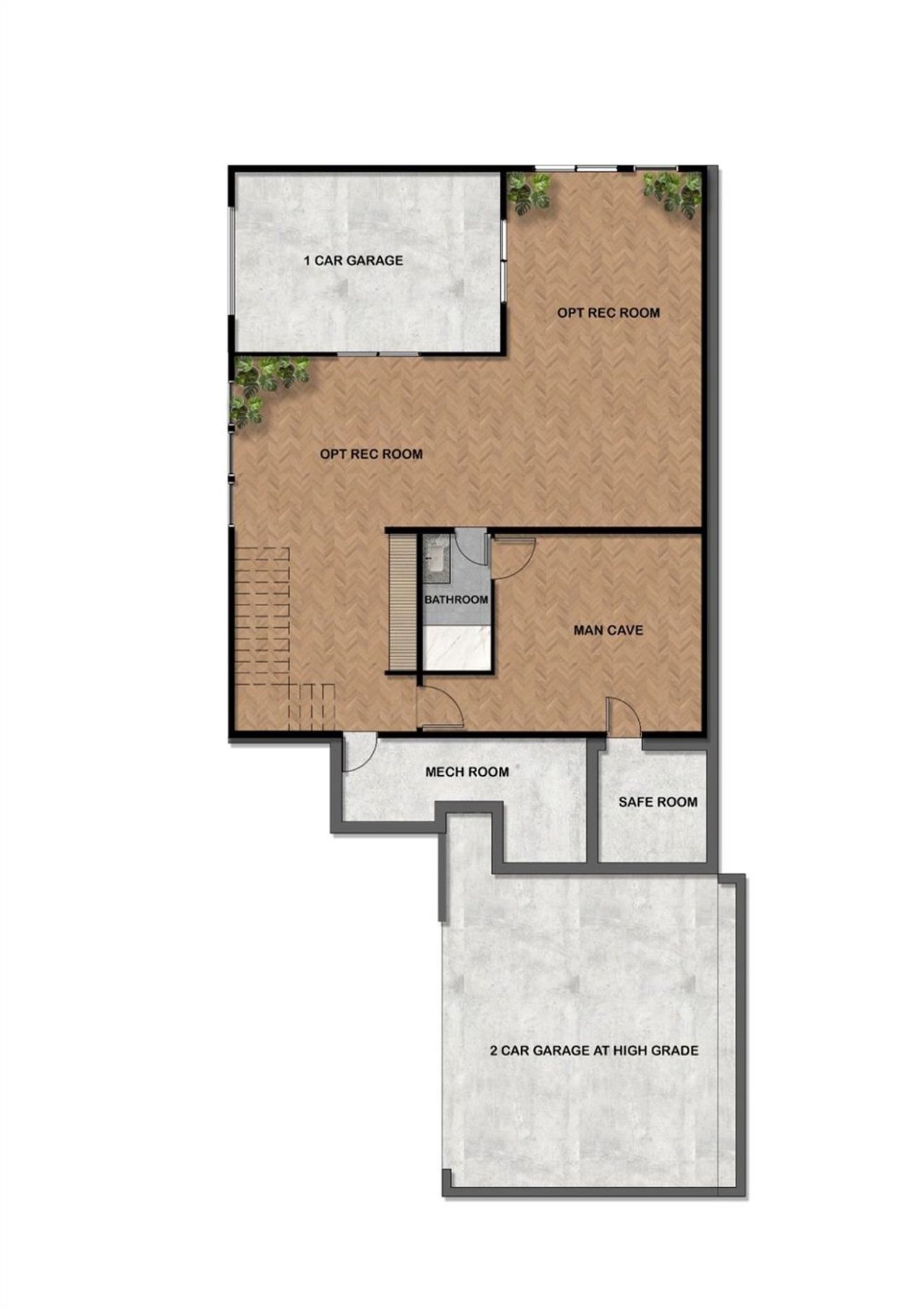 2D floor plan layout of this home in , Monroe, NC (Image 2).