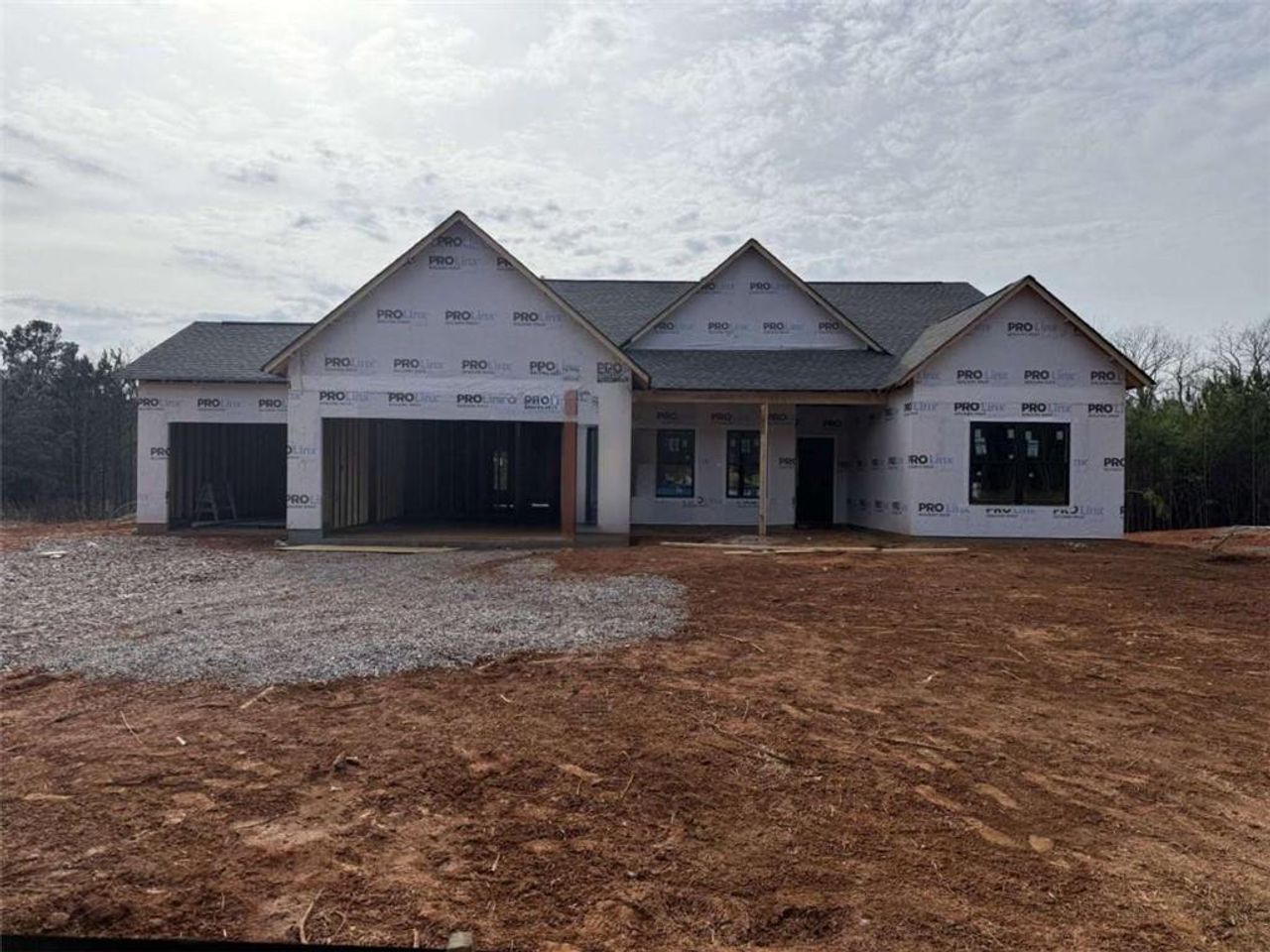In-progress construction of a new home in Weslyn Park, Social Circle, GA (Image 2).