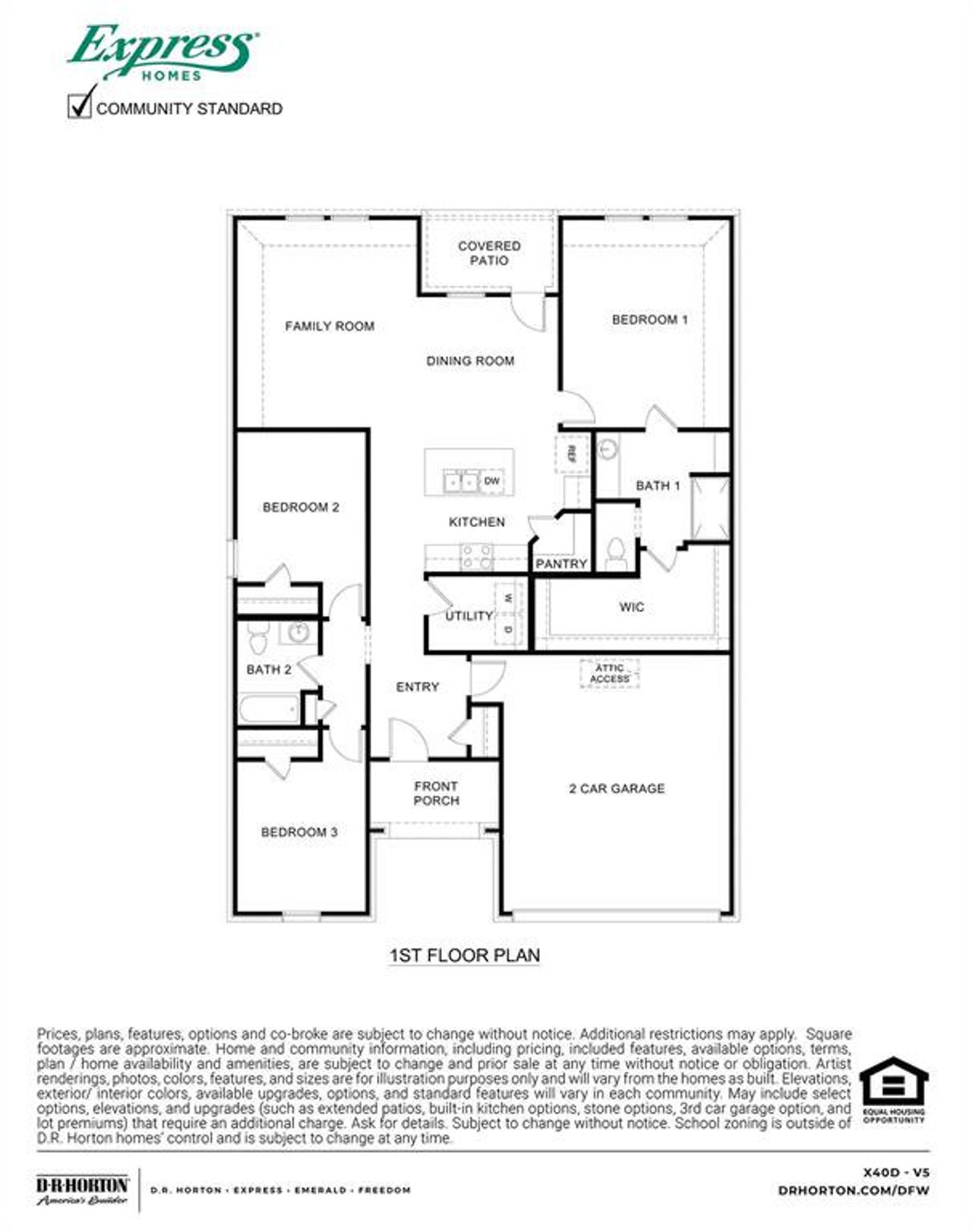 2D floor plan layout of this home in Stonewyck Farms, Ennis, TX (Image 2). 2D floor plan layout of this home in Stonewyck Farms, Ennis, TX (Image 2).