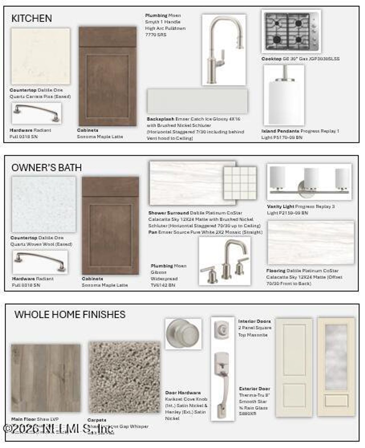 Sample of building materials used in homes in , Yulee (Image 2).