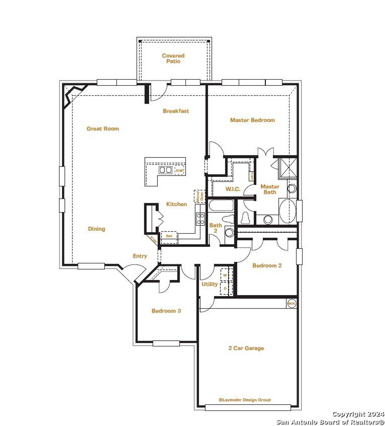 2D floor plan layout of this home in Cibolo Crossing, Universal City, TX (Image 2). 2D floor plan layout of this home in Cibolo Crossing, Universal City, TX (Image 2).