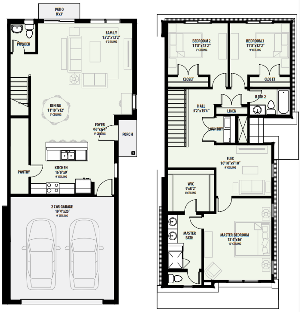 2D floor plan layout for the Stonehenge by Grenadier Homes in Woodbridge, Wylie, TX (Image 2). 2D floor plan layout for the Stonehenge by Grenadier Homes in Woodbridge, Wylie, TX (Image 2).