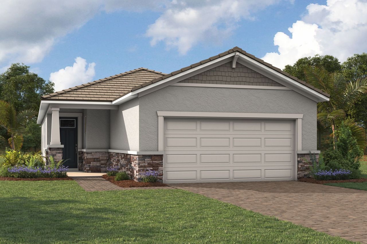 Representative exterior photo of a completed home built from the Cobalt by Mattamy Homes in Wellen Park, Venice, FL (Image 2).