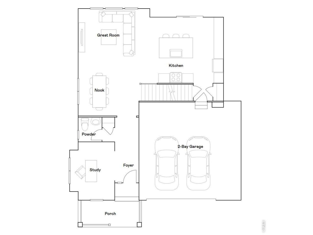 2D floor plan layout of this home in Timber Lark, Fort Collins, CO (Image 2). 2D floor plan layout of this home in Timber Lark, Fort Collins, CO (Image 2).