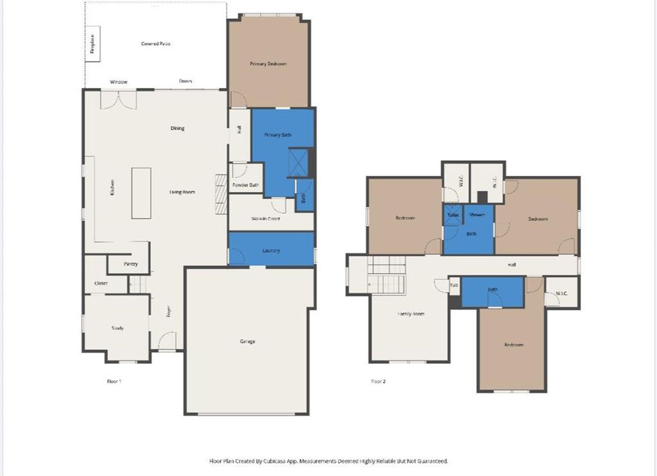 2D floor plan layout of this home in , Grapevine, TX (Image 2).
