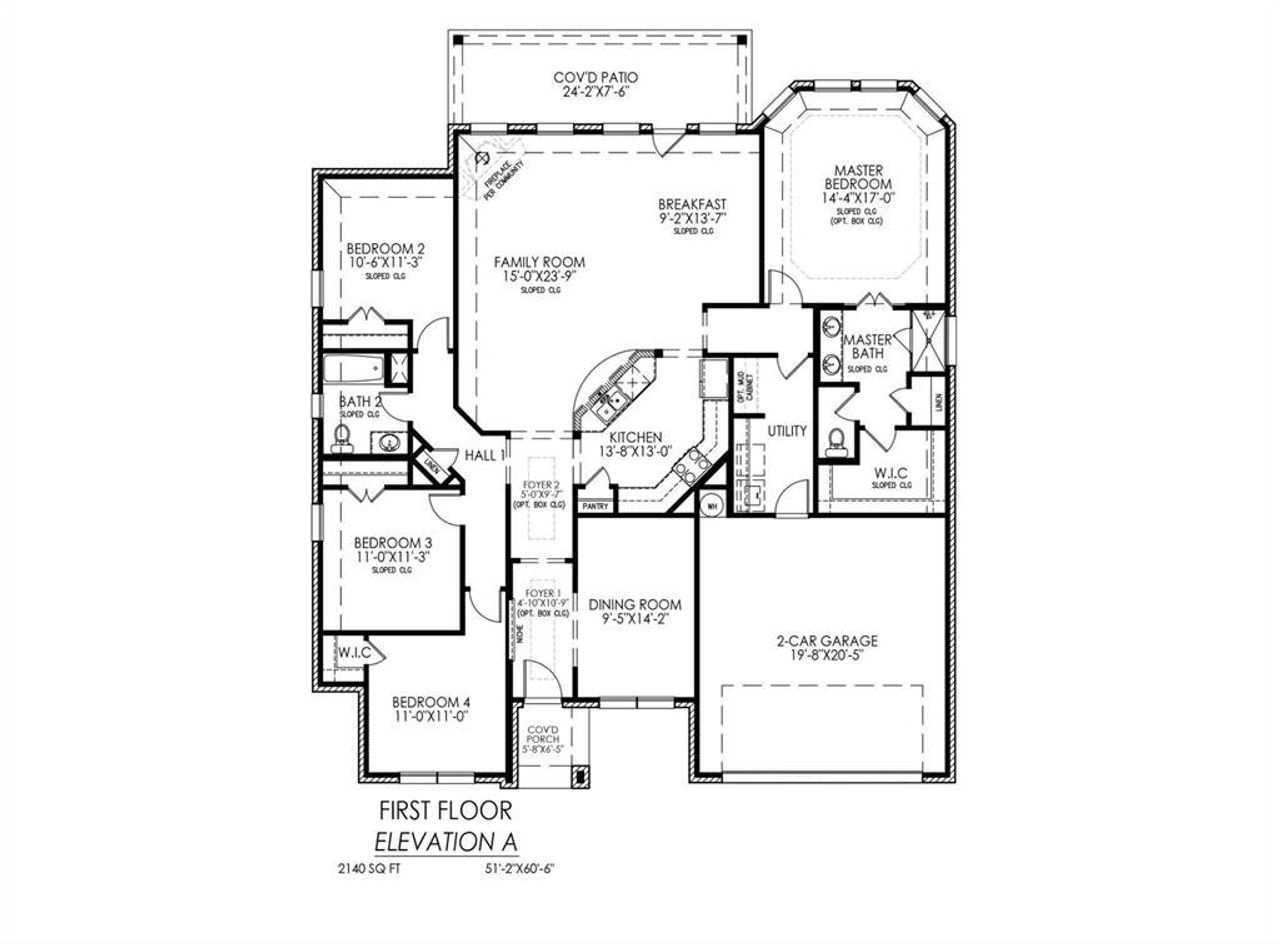 2D floor plan layout of this home in , Waxahachie, TX (Image 2).