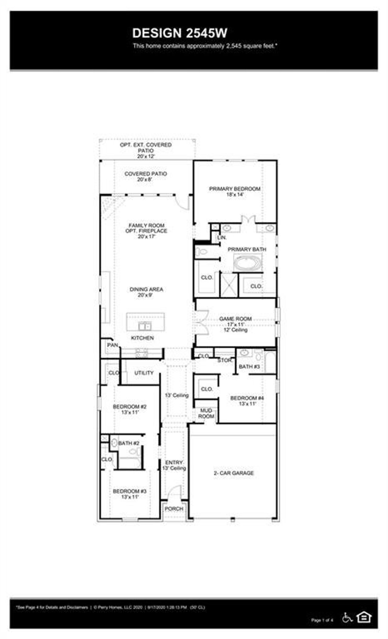 2D floor plan layout of this home in Lakewood Village 50', Lakewood Village, TX (Image 2). 2D floor plan layout of this home in Lakewood Village 50', Lakewood Village, TX (Image 2).
