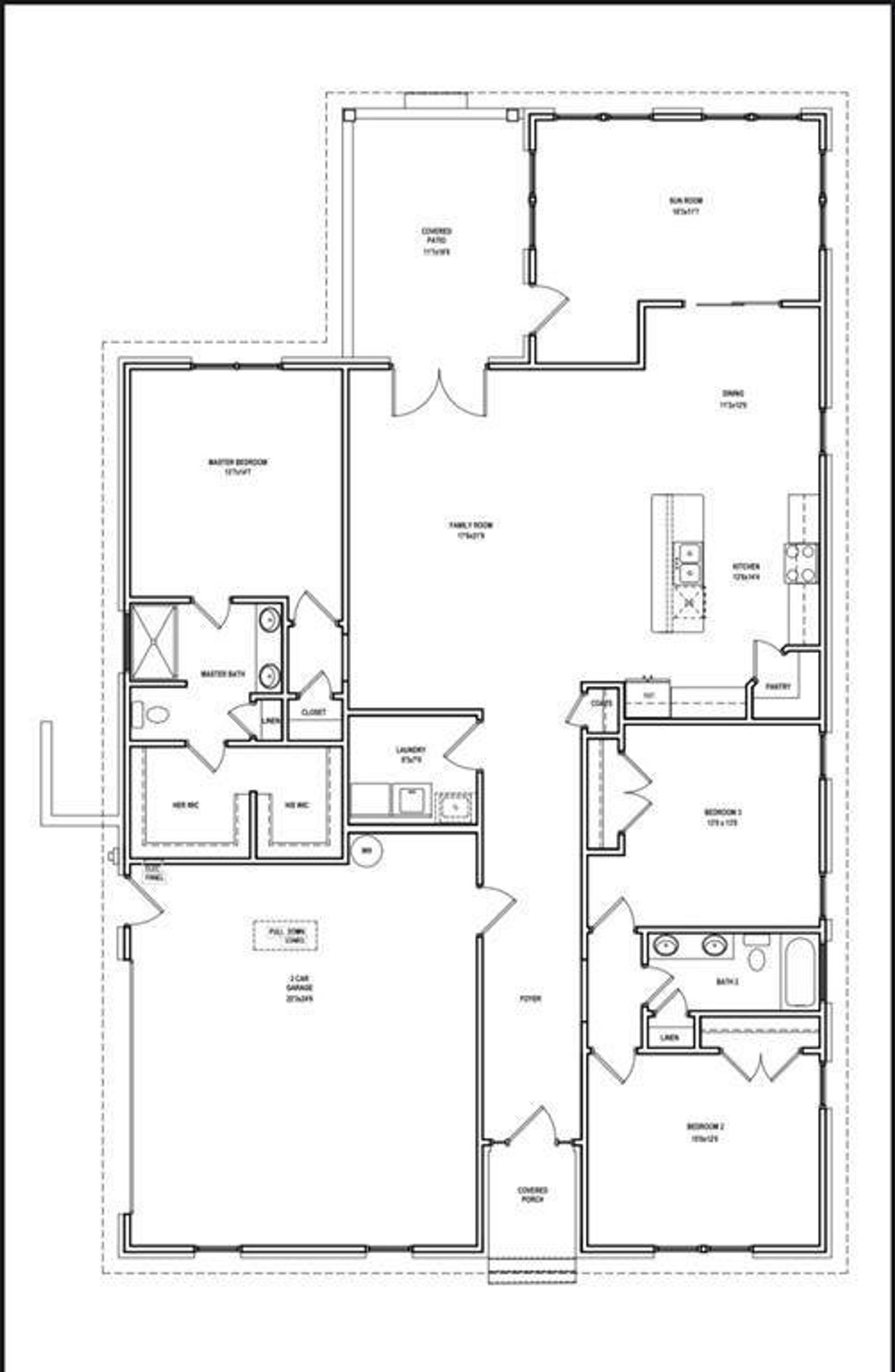 Prelim Floorplan - Reverse from Rendering