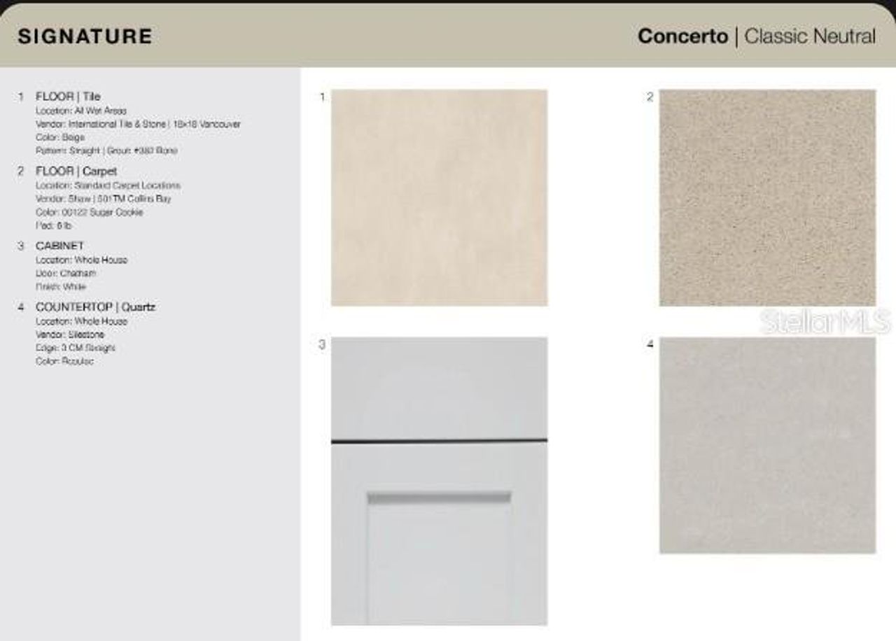 Sample of building materials used in homes in Solena, North Fort Myers (Image 2).