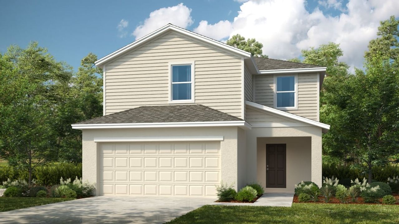 Representative exterior photo of a completed home built from the Dove by Taylor Morrison in Solena, North Fort Myers, FL (Image 2). Representative exterior photo of a completed home built from the Dove by Taylor Morrison in Solena, North Fort Myers, FL (Image 2).