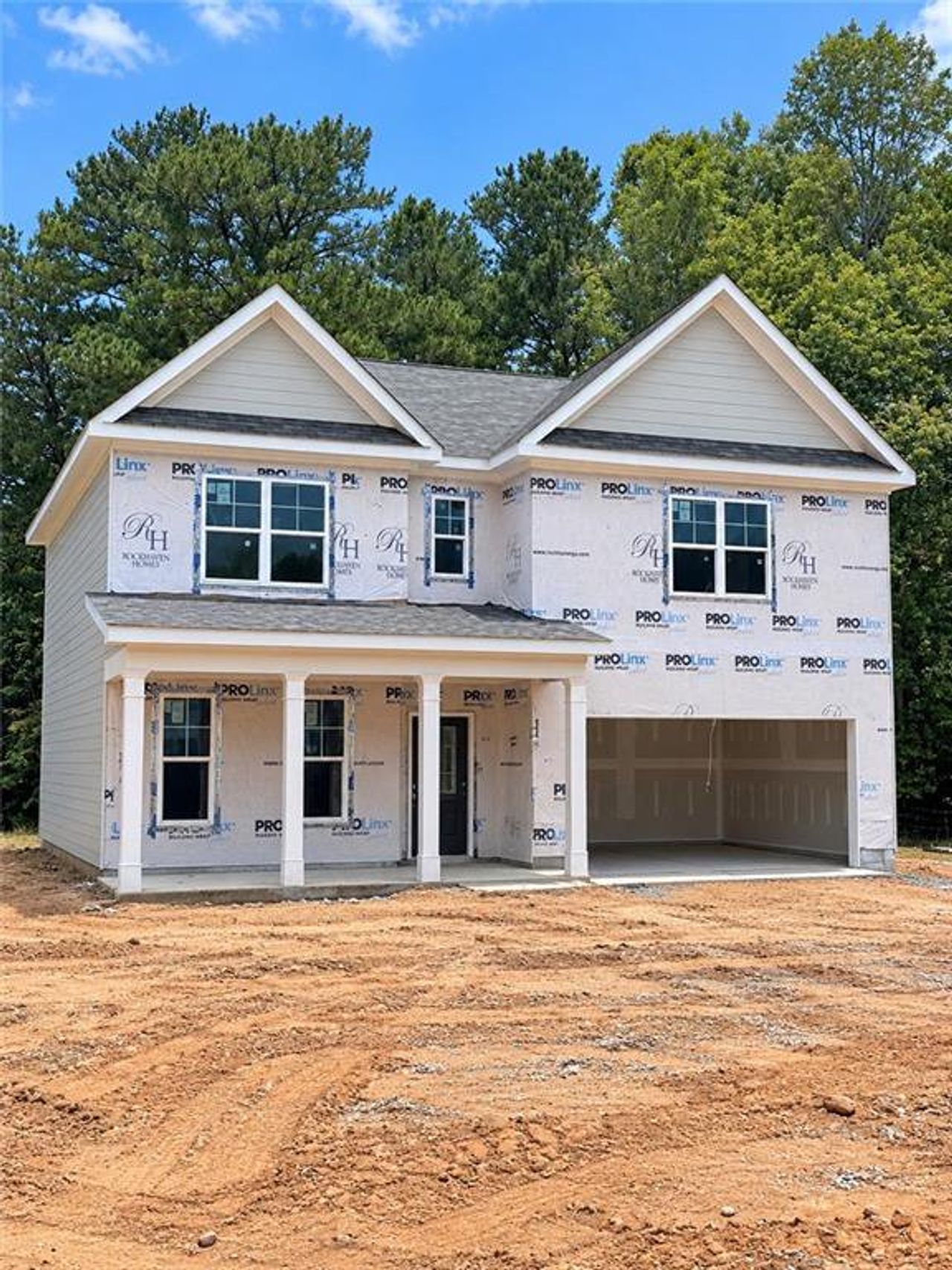 In-progress construction of a new home in Whisper Creek, Atlanta, GA (Image 2).