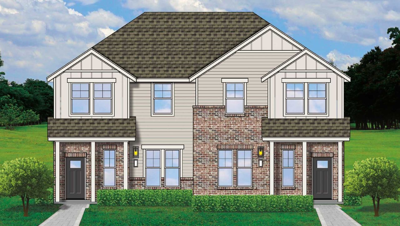 Representative rendering of the exterior for the Juniper by Prominence Homes (Image 2).