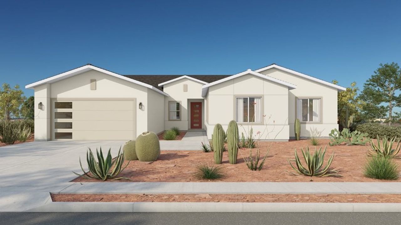Representative exterior photo of a completed home built from the 3010 by Homes by Towne in Salero, Laveen, AZ (Image 2).