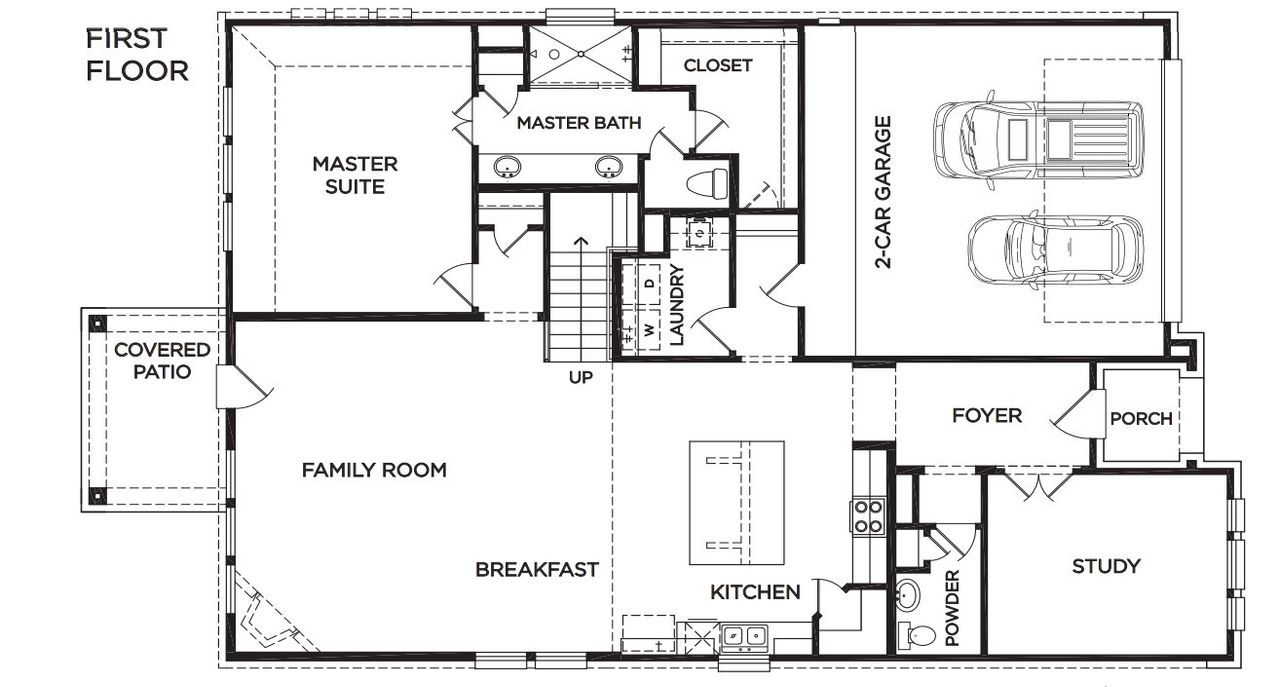 2D floor plan layout for the The Wimberley by McKinley Homes in River Ranch Meadows, Dayton, TX (Image 2). 2D floor plan layout for the The Wimberley by McKinley Homes in River Ranch Meadows, Dayton, TX (Image 2).