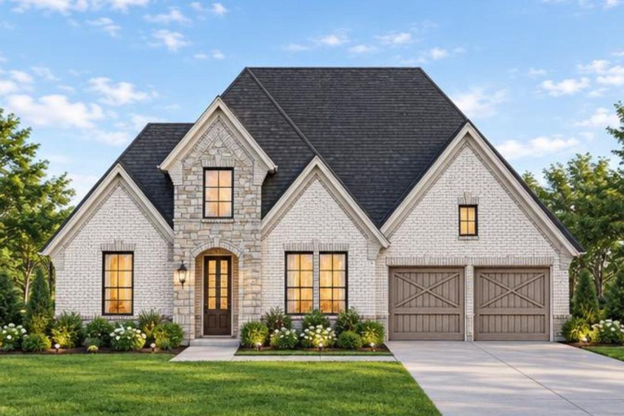 Representative exterior photo of a completed home built from the Grand Platinum - Executive Platinum by Grand Homes in Monterra, Fate, TX (Image 2).