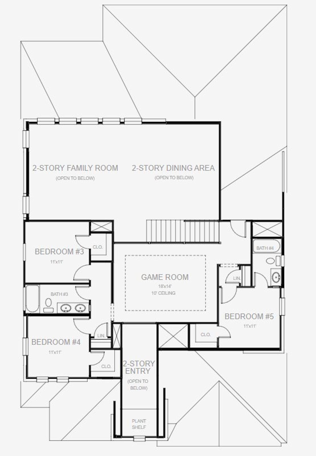 Image 2 representing the 3397W by Perry Homes in Wolf Ranch, Georgetown, TX.