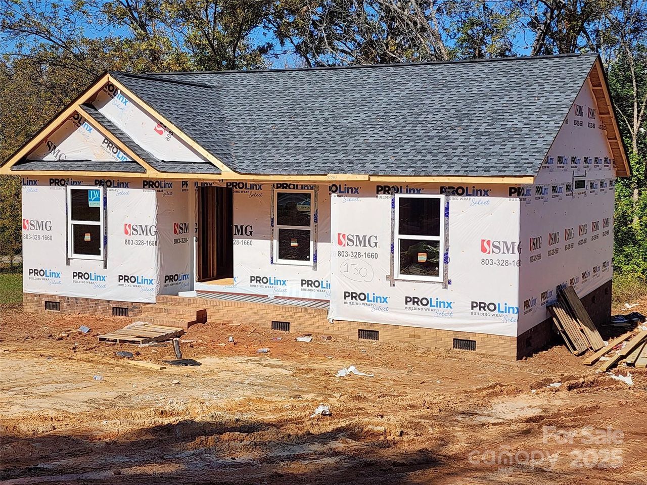 In-progress construction of a new home in , Chester, SC (Image 2). In-progress construction of a new home in , Chester, SC (Image 2).