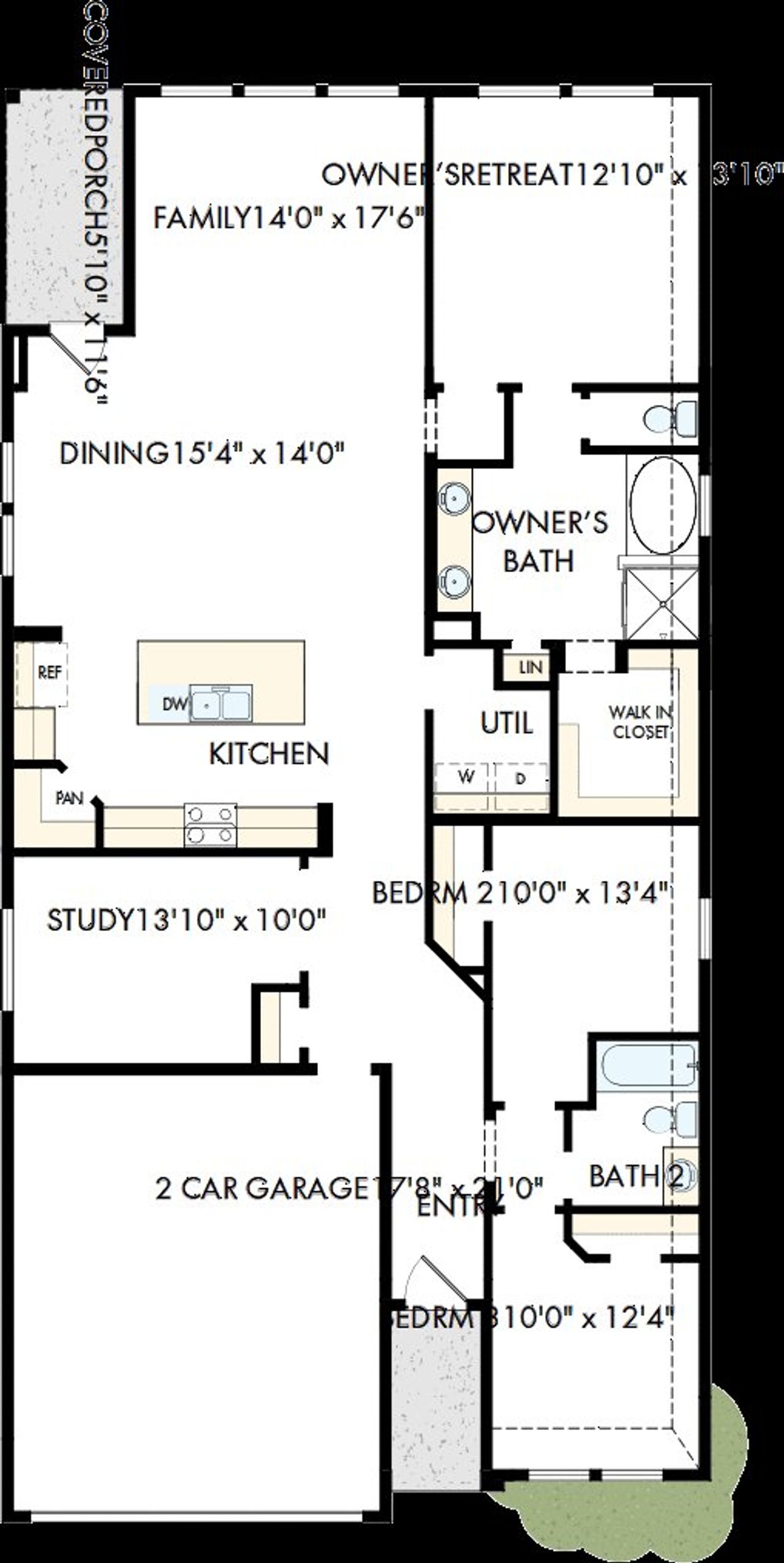 2D floor plan layout of this home in Austin Point - Terrace Collection, Richmond, TX (Image 2). 2D floor plan layout of this home in Austin Point - Terrace Collection, Richmond, TX (Image 2).